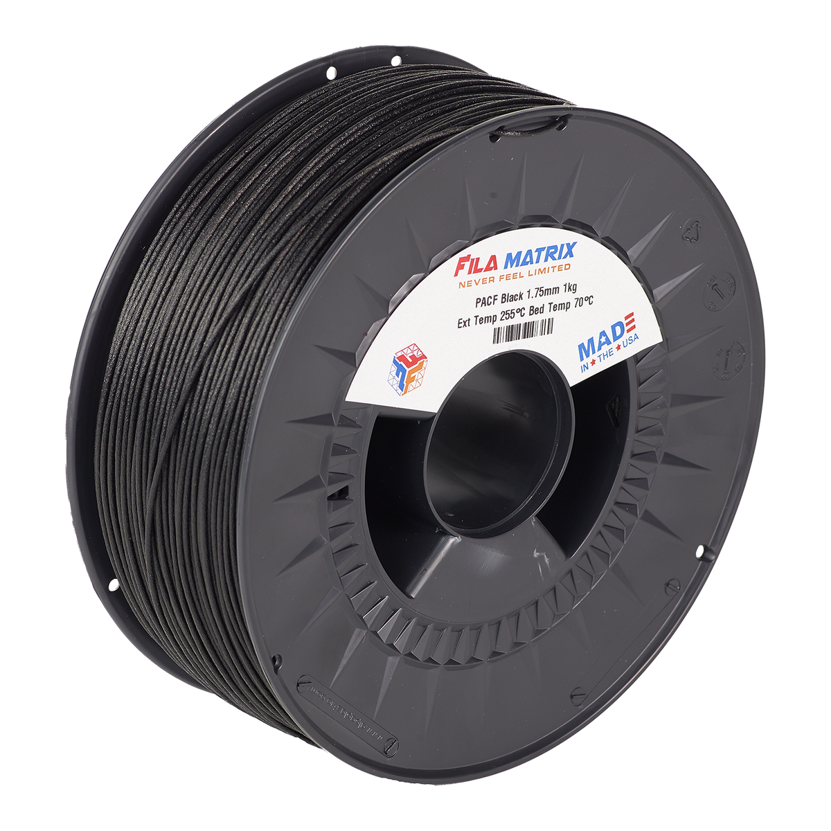 Nylon Carbon Fiber 3D Printer Filament 2.2 kg