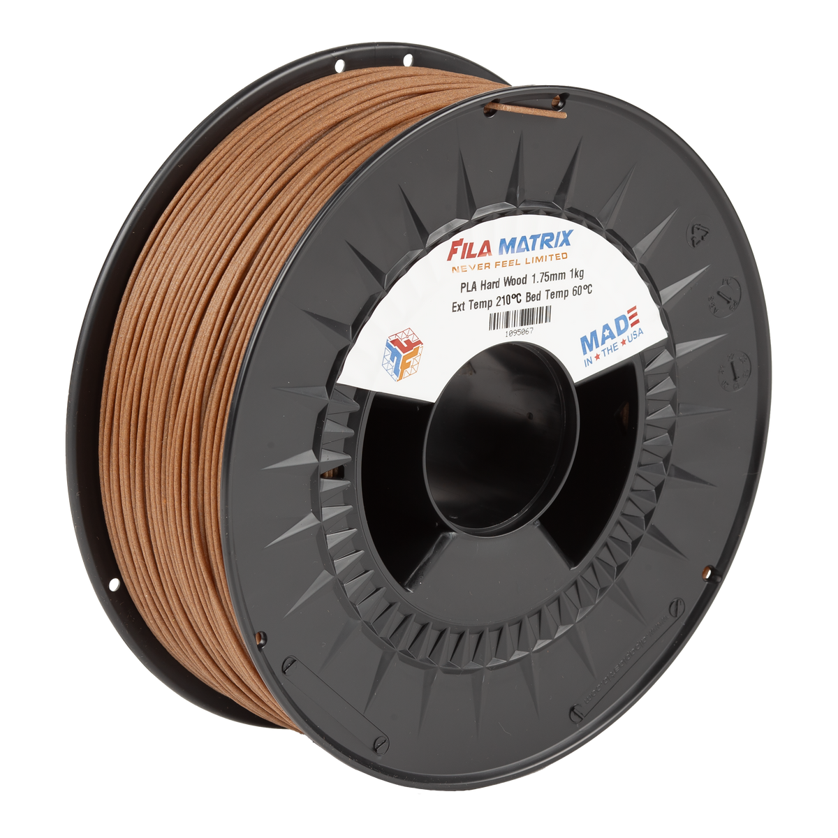 Wood-Filled PLA 3D Printer Filament