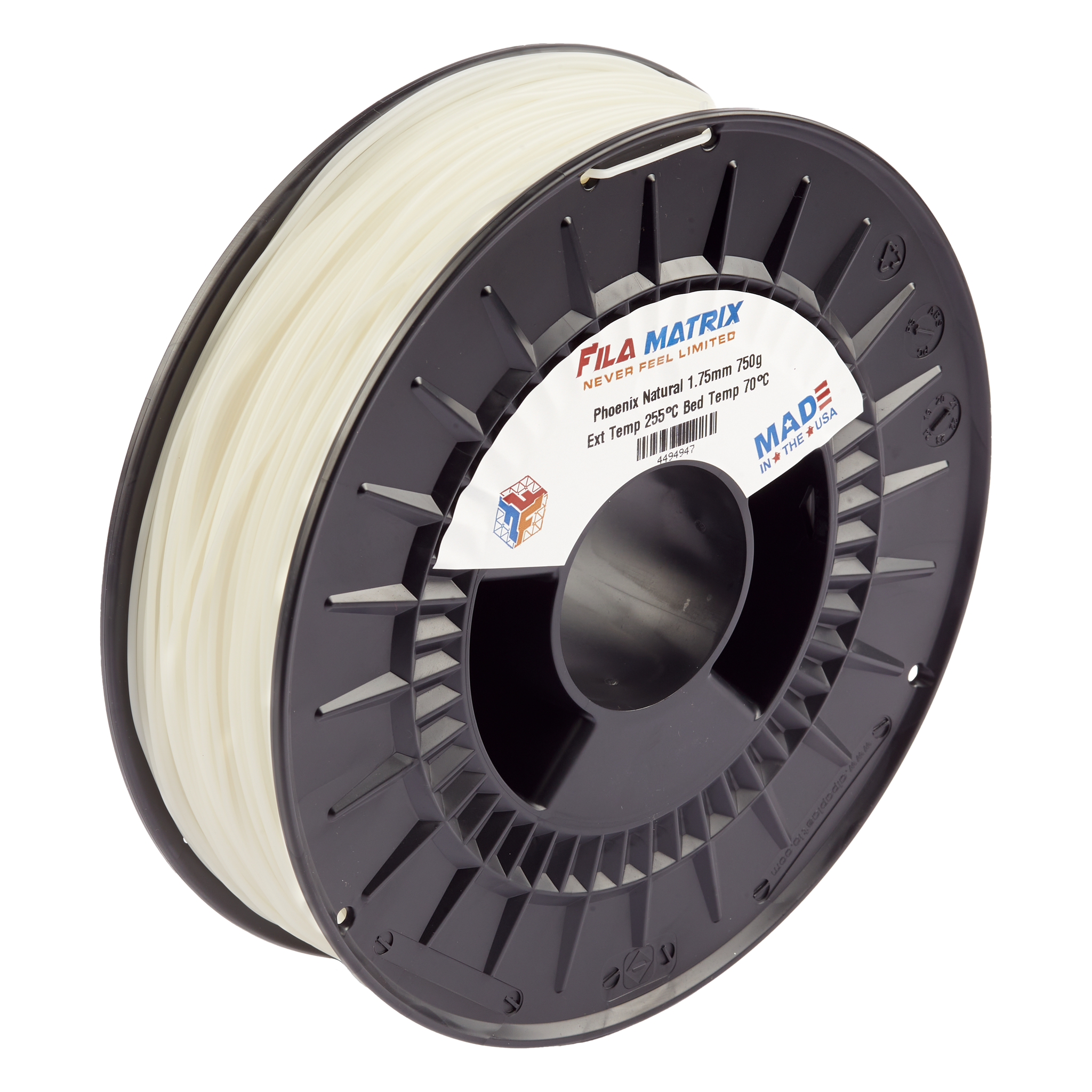 Phoenix Nylon 3D Printer Filament 750 g - Filamatrix Phoenix Nylon 3D Printer Filament 750 g - Filamatrix