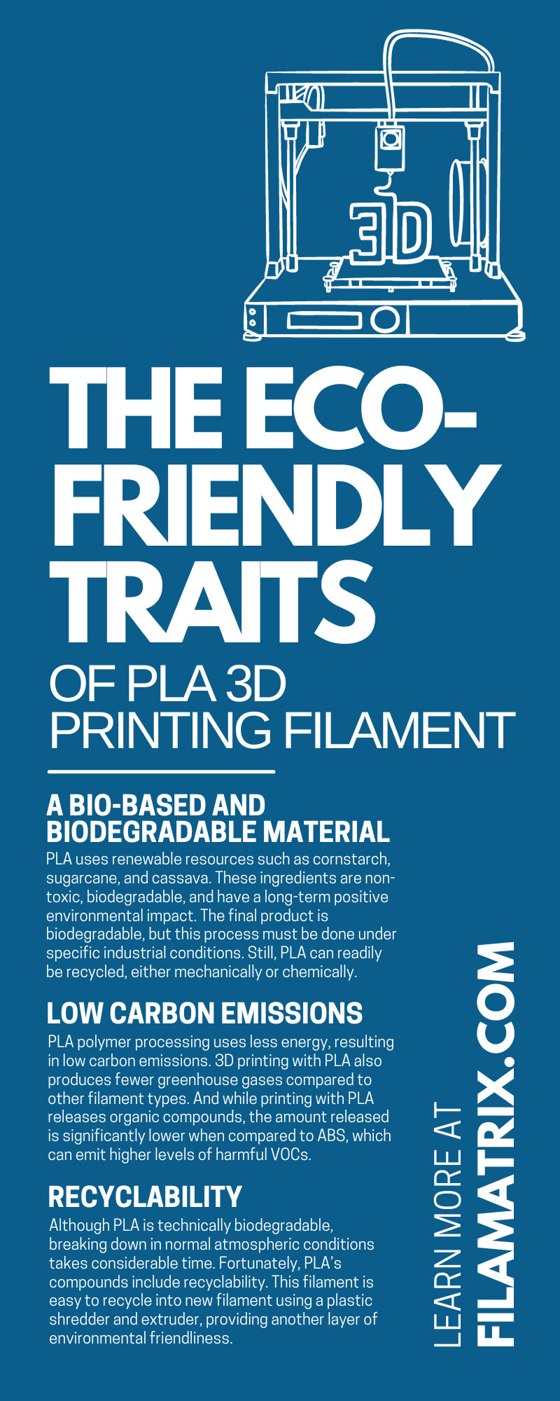 The Eco-Friendly Traits of PLA 3D Printing Filament
